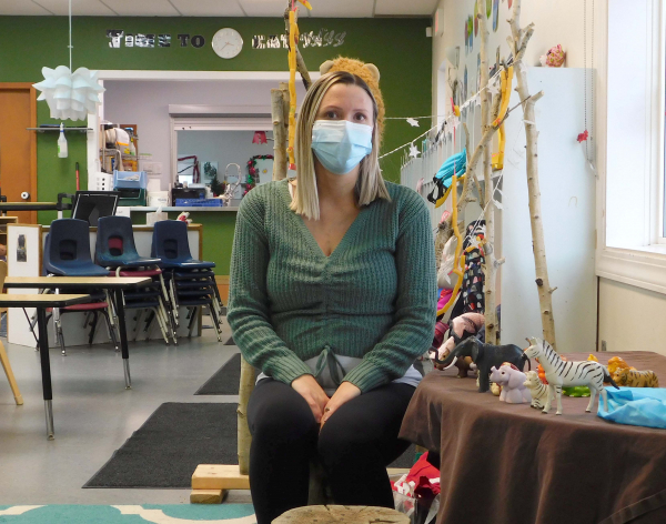 Becca Brolund, Souris Daycare Director, has had to limit how many kids they can accept due to understaffing.