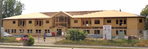 Work has been progressing for several months on the new assisted living project south of the Boissevain Health Centre. The facility, in which seniors can live semi-independently, will have 35 suites of different sizes. Plans are for it to be complete in the spring of 2021.