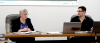 Left: HOC Judy Swanson explains the need for new special service levies. Right: Boissevain-Morton CAO Leo Poulin explained the nuts and bolts of the new by-law proposed by the municipality.