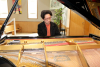 Pianist Jerry Hu of Saskatoon bonds with the piano at the Whitewater Mennonite Church in Boissevain on Thursday, September 22 prior to his concert. Part of the Young Artist Concert Tour, his appearance was organized by the Brandon &amp; Westman Registered Music Teachers’ Association, which plays a large role in music instruction in the area. Read more about their work on page 2.