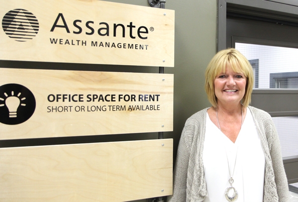 Cheryl McTaggart, a financial planner with Assante Financial Management Ltd, has opened her new office in the Junction.