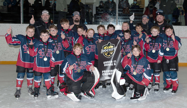 It was a storybook ending for the Boissevain U11 squad as they won gold in Rural “B” Provincials while hosting in town. The team also won their U 11 League Tournament “A” in Wawanesa February 26 &amp; 27. Back row (L-R): Coaches Martin Paradis, James Latimer, Travis Dales, Derek Kempthorne.  Middle: Keeyan Sisson, Colby Latimer, Lucas Jasper, Brennyn Cuvelier, Sam Blanchard, Hudson Reimer, Winston Kempthorn, AJ Latimer, Rydan Fleming, Huntley Dales, Damien Symchyshyn, Reid Simpson, Ashton Paradis.  Front: Joel Neufeld, Sidney Dueck.